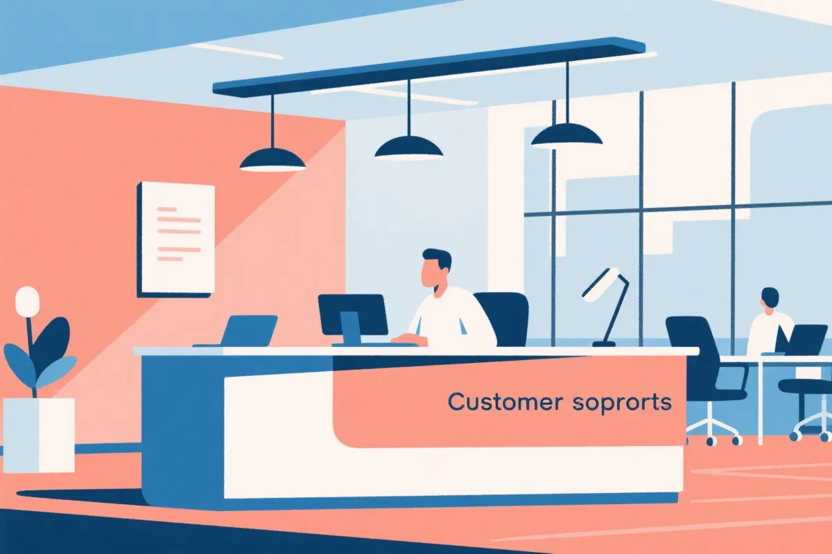 客服支持示意图